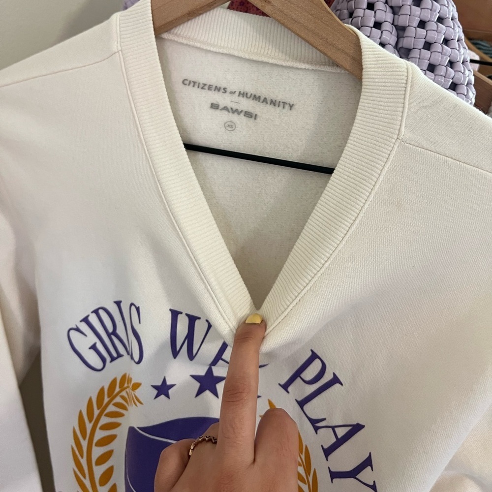 NWT CITIZENS OF HUMANITY X BRAWI Sweatshirt ✨🏀 - Picture 5 of 7